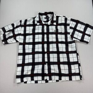 Mecca Jeans Company Shirt Button Up Short Sleeve Multicolor Plaid Men's‎ 2XL
